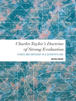 cover image of Charles Taylor's Doctrine of Strong Evaluation